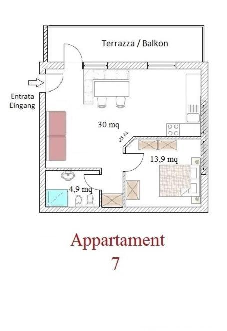 Residence Kramhuter Sexten Camera foto